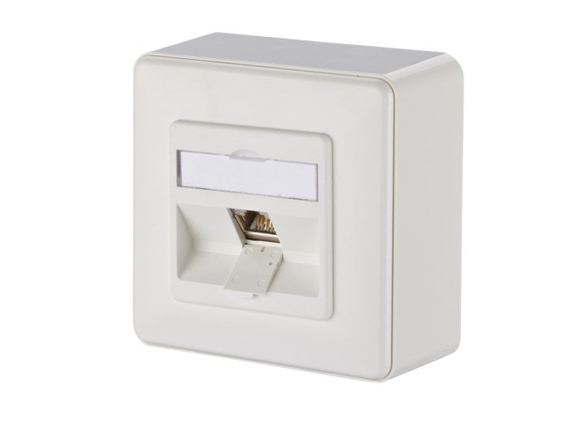 METZ CONNECT E-DAT modul 1 Port AP Cat.6A, reinweiß METZ CONNECT E-DAT modul 1 Port AP Cat.6A, reinweiß